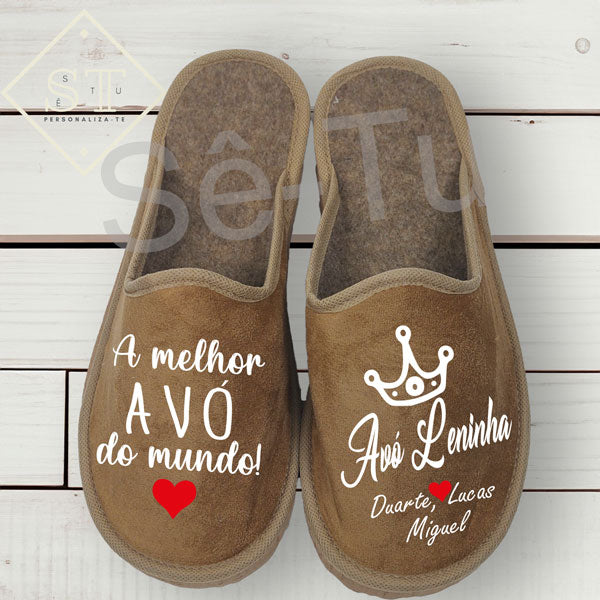 Chinelos Melhor Avó Do Mundo - Sê-Tu